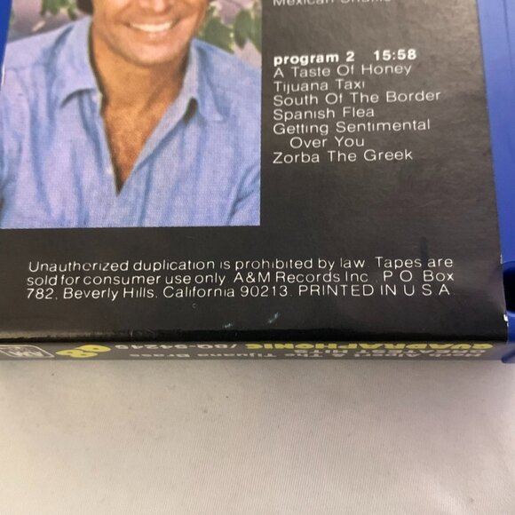 Vintage Herb Alpert & The Tijuana Brass Greatest Hits Quadraphonic 8-Track Tape - Picture 6 of 6